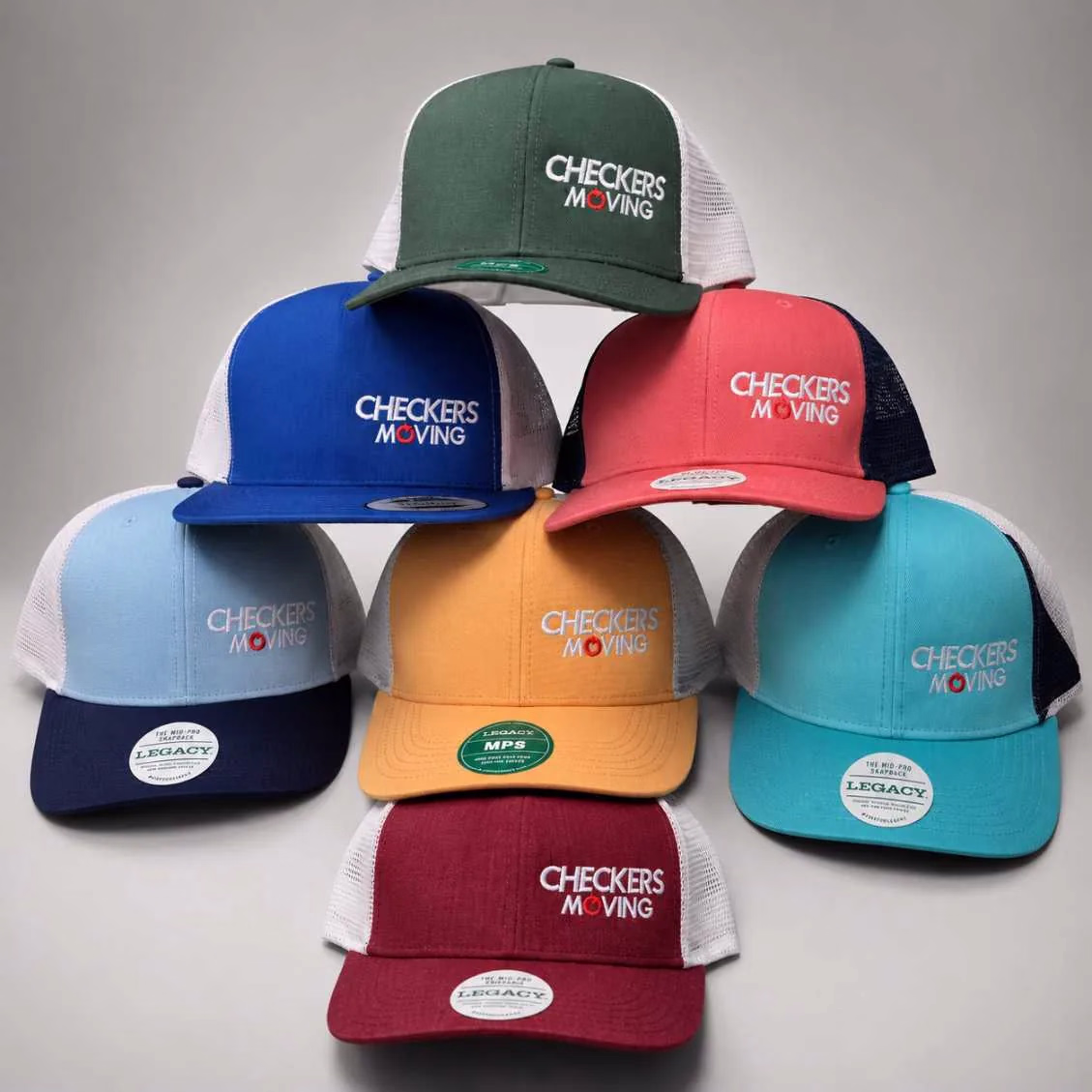 Checkers Moving Branded Hat Collection