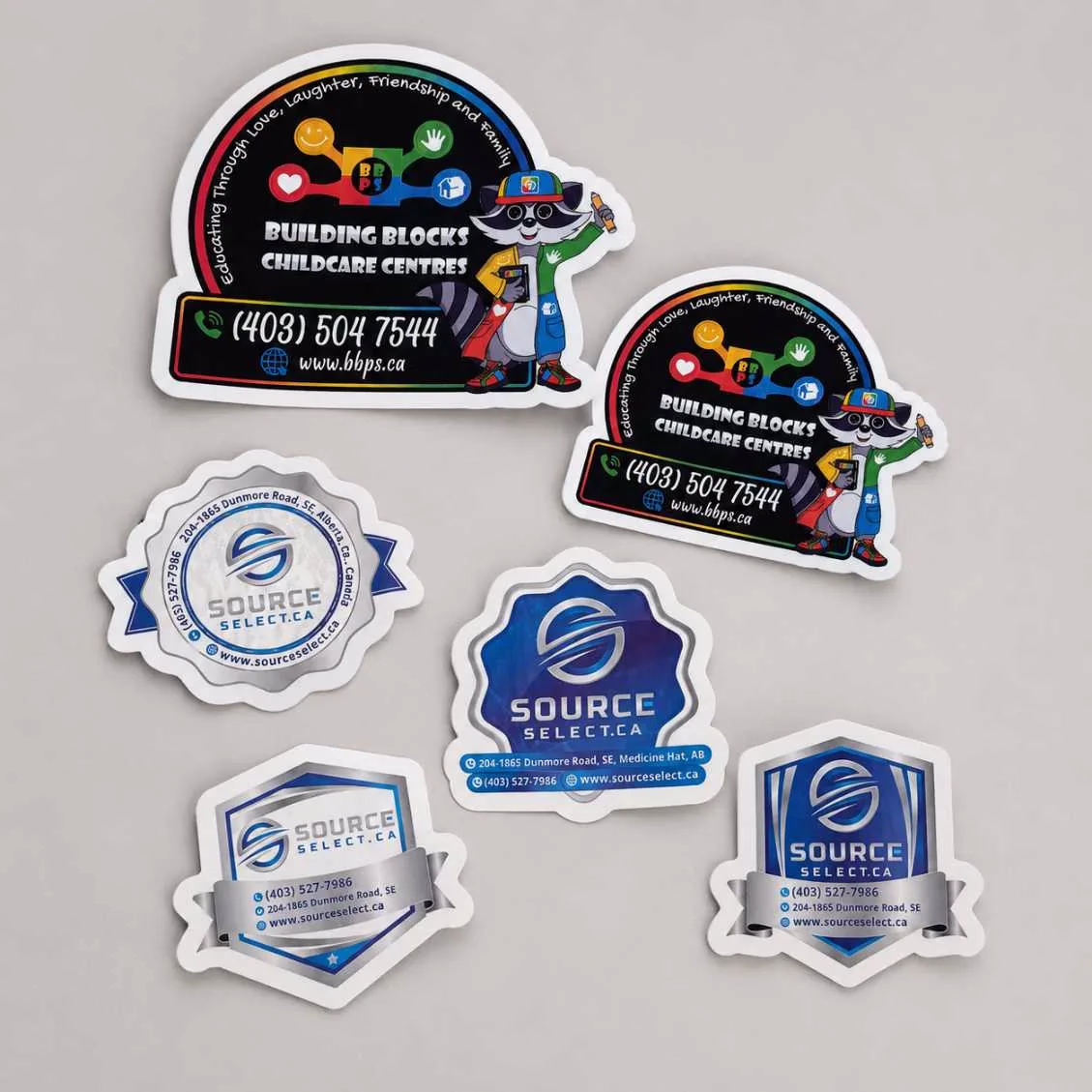 Custom Business Sticker Collection
