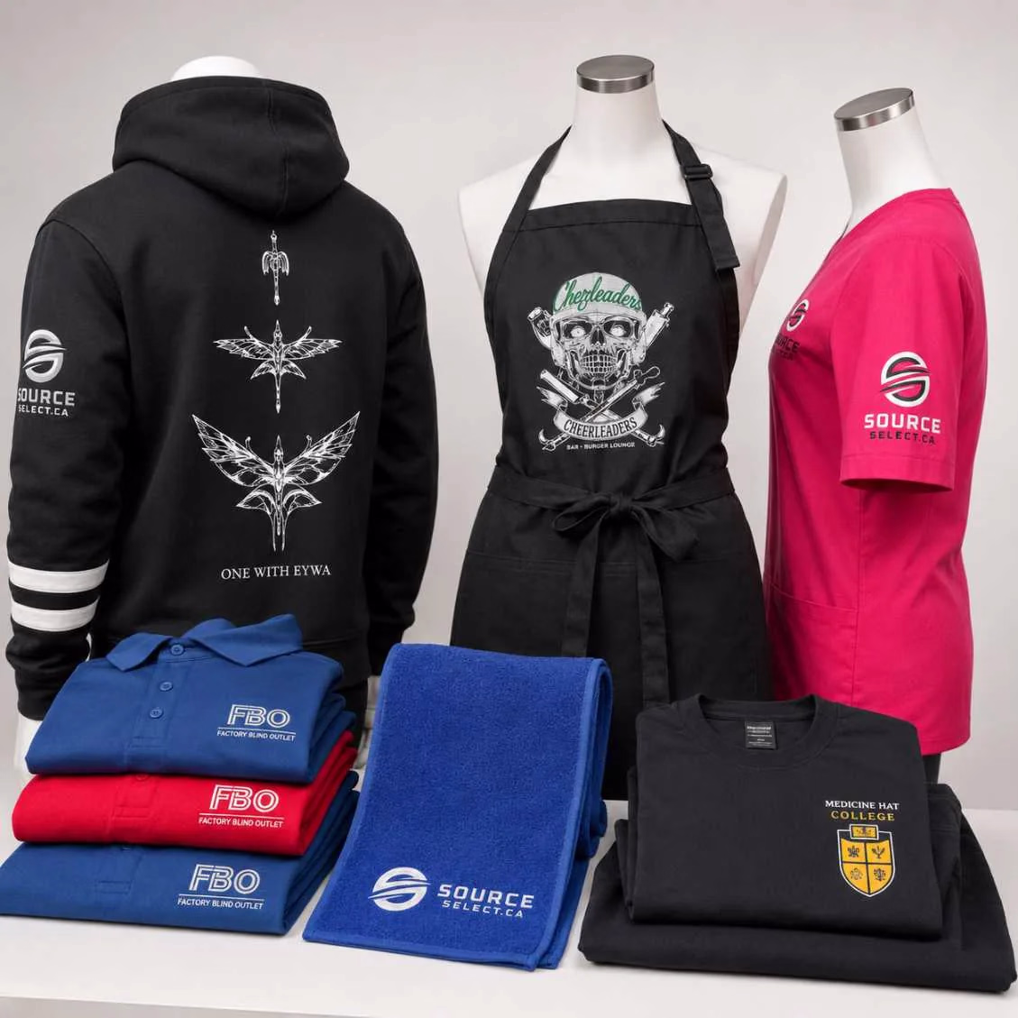 Multi-Brand Custom Apparel Collection
