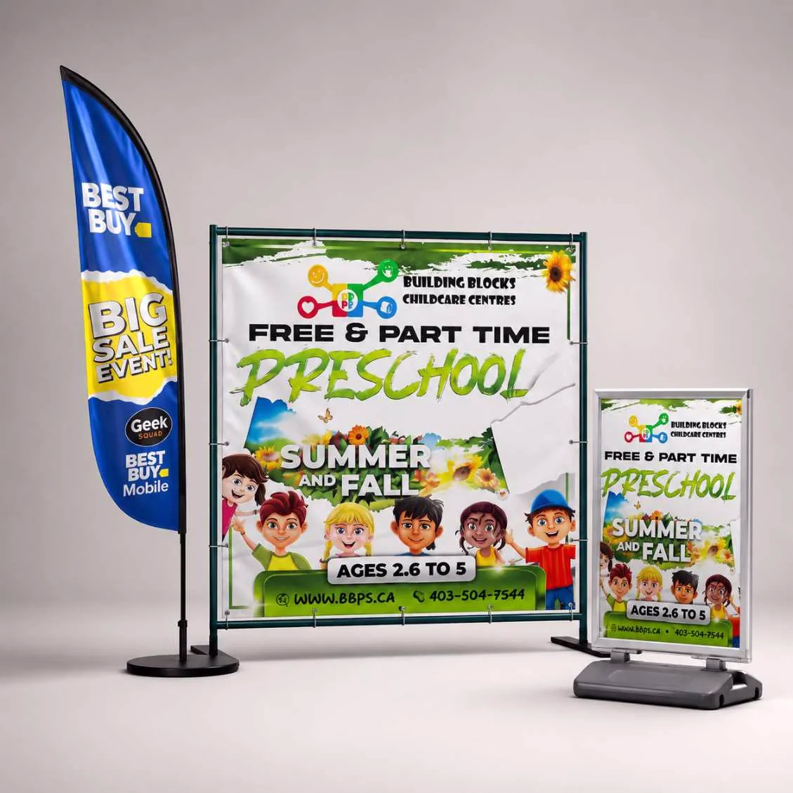 Preschool Campaign Display Package