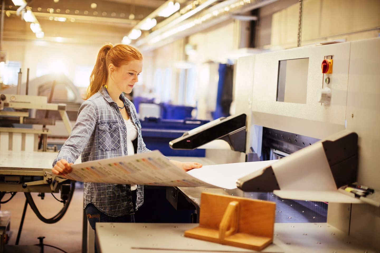 Print professional checking production — Source Select.