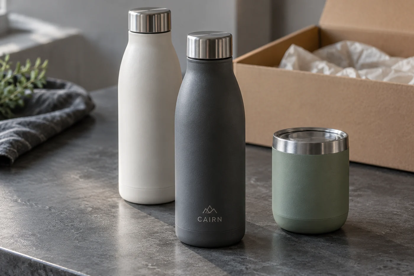 Cairn Ridge Drinkware — Concept project
