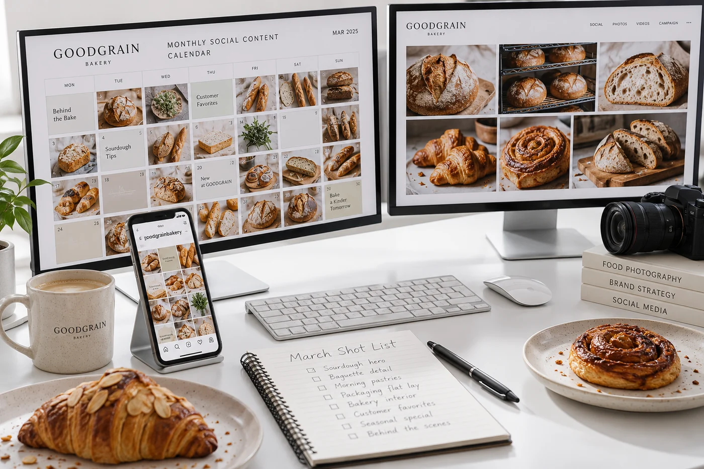 Goodgrain Social Calendar — Concept project