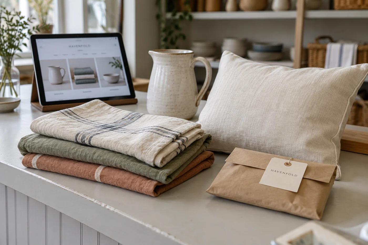 Havenfold Linen Store — Concept project