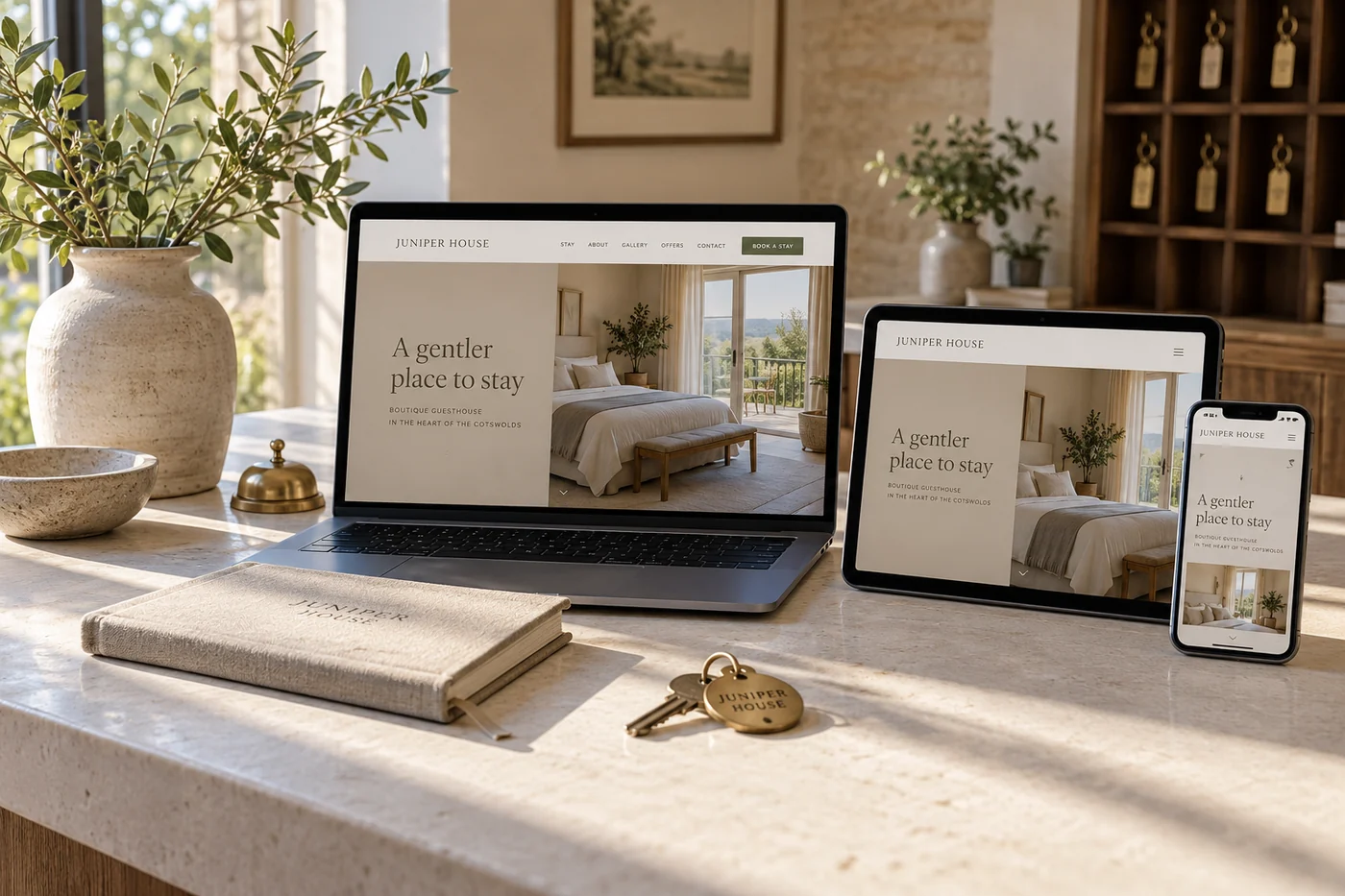 Juniper House Stays — Concept project