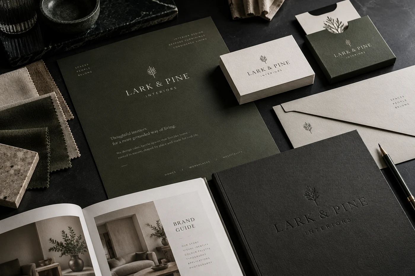 Lark & Pine Identity — Concept project