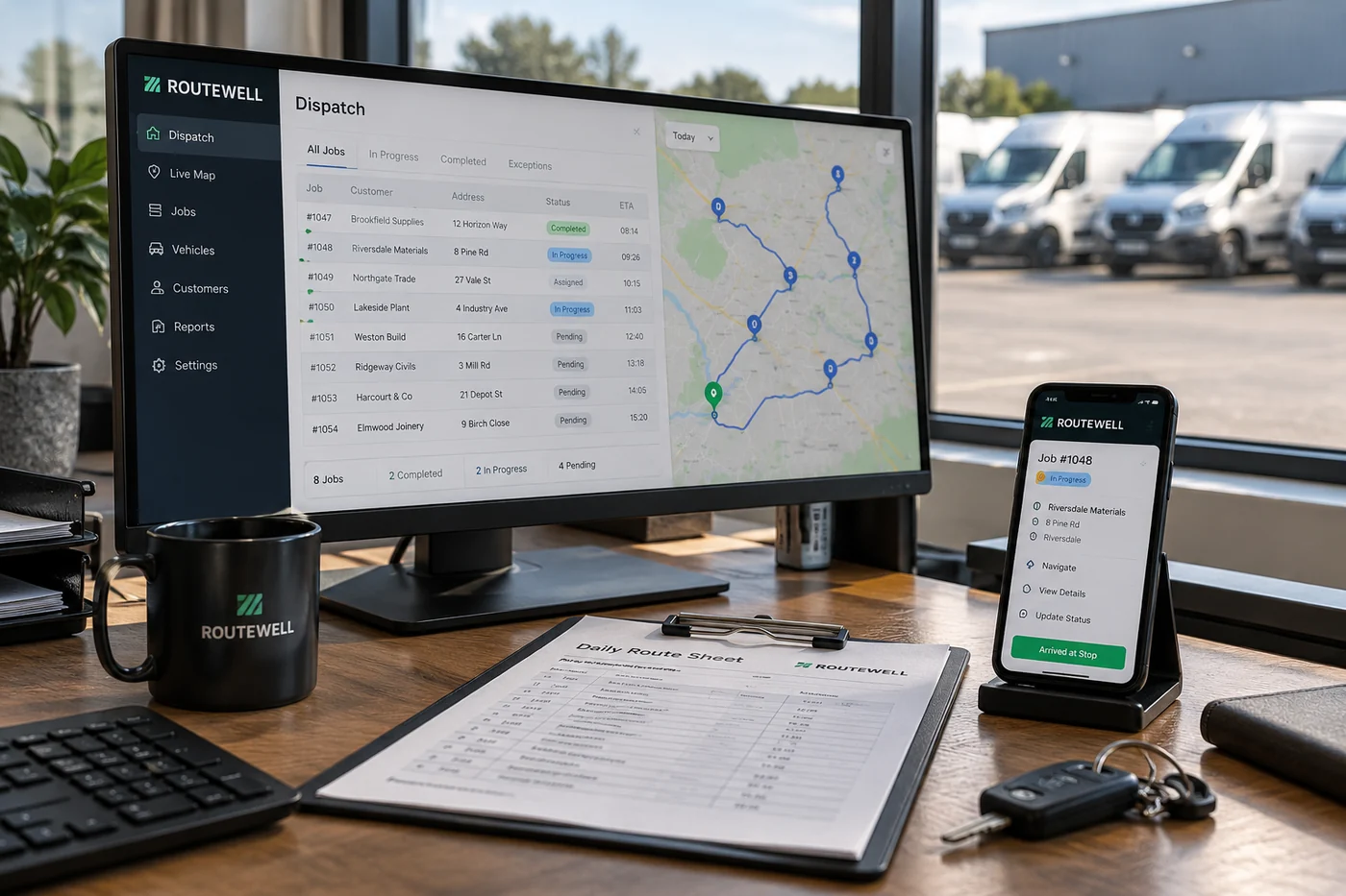 Routewell Dispatch — Concept project