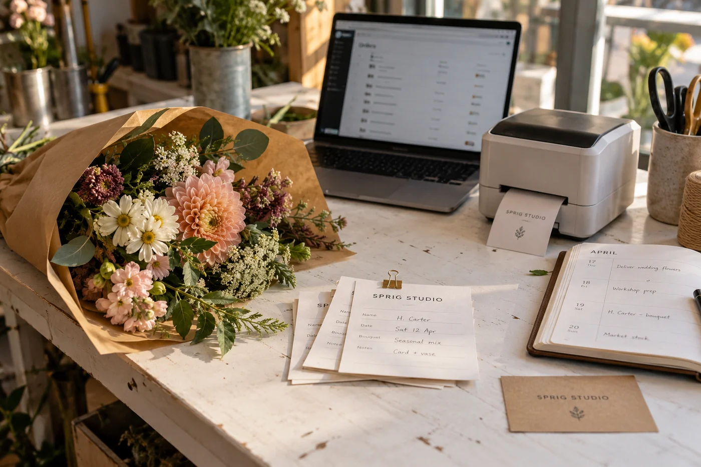 Sprig Studio Order Desk — Concept project