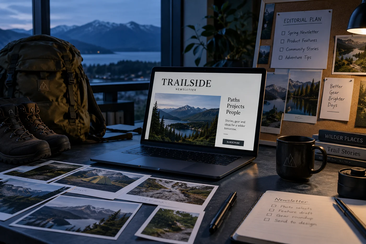 Trailside Seasonal Story — Concept project