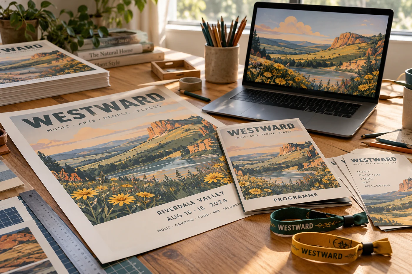 Westward Festival Artwork — Concept project