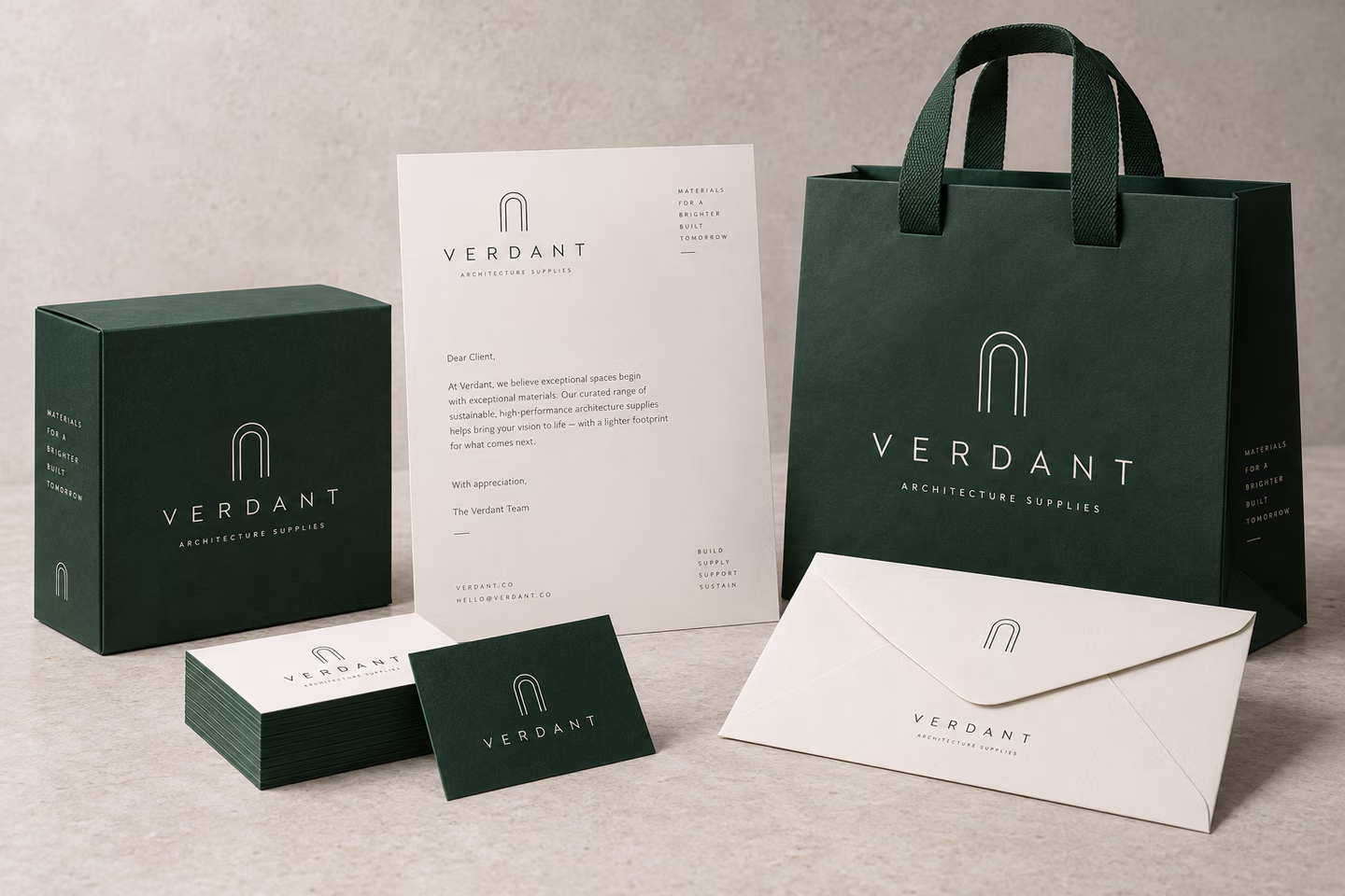 Coordinated premium brand identity and stationery presentation — SourceSelect.ca.
