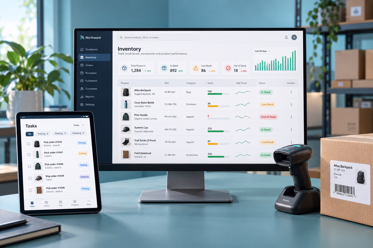 Application management interface displayed on studio devices — SourceSelect.ca.