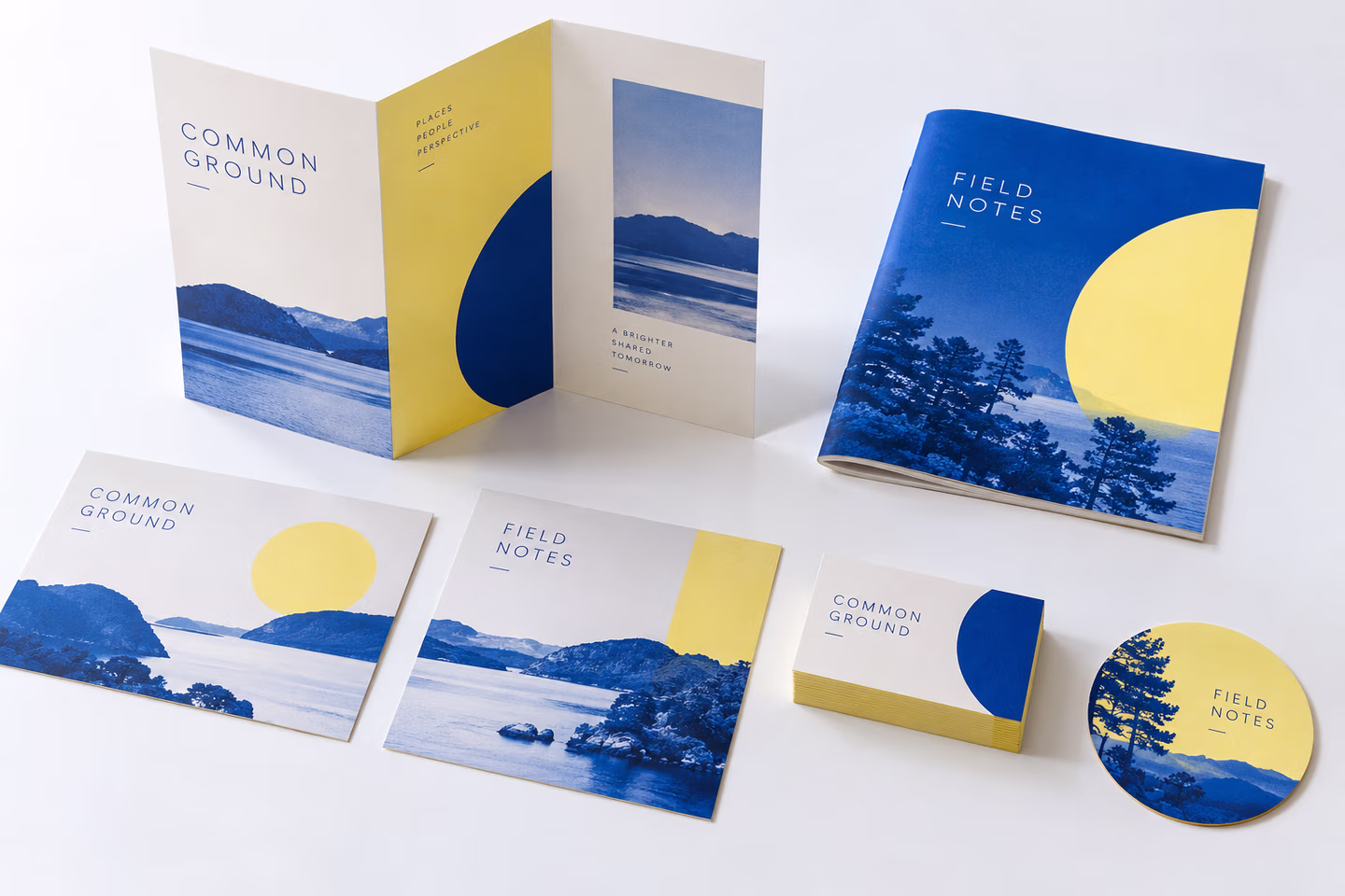 Coordinated printed business stationery and marketing materials — SourceSelect.ca.