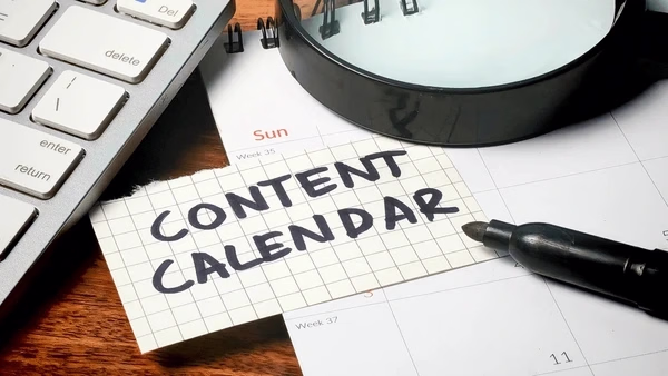 Content calendar planning — Source Select.